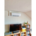 Installation d'une climatisation PAC AIR-AIR MITSUBISHI dans un appartement à Duppigheim