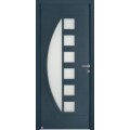 Porte d’entrée aluminium CYTISS 9 ZILTEN – Largeur 900mm x Hauteur 2150mm – RAL 7016