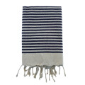Fouta traditionnelle Yadara Navy 100x200 190g/m²