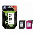 HP 300 pack de 2 cartouches dencre noire/trois couleurs authentiques pour HP DeskJet F4580 et HP Photosmart C4680/C4795 CN637EE